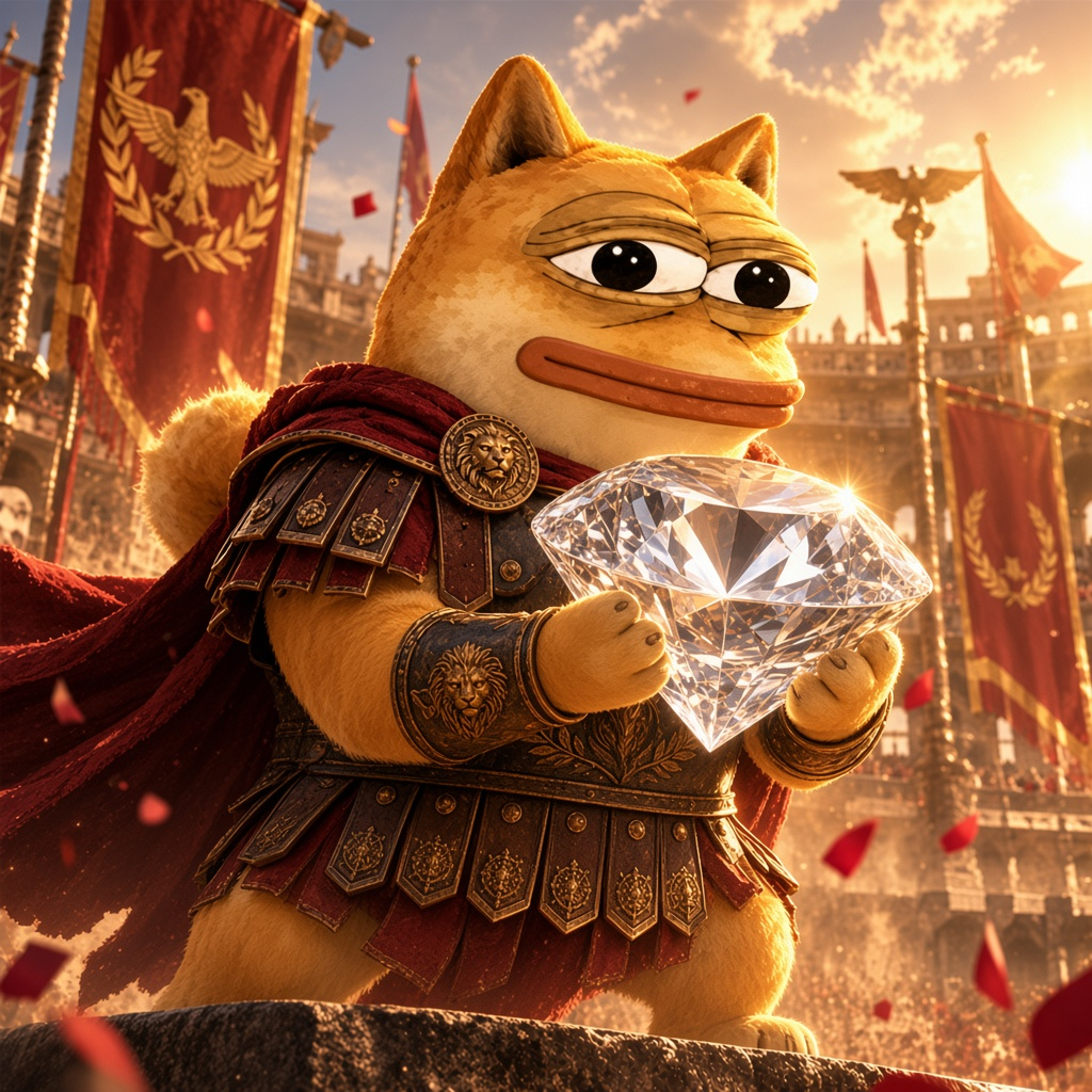 Dopeus Maximus holding a diamond