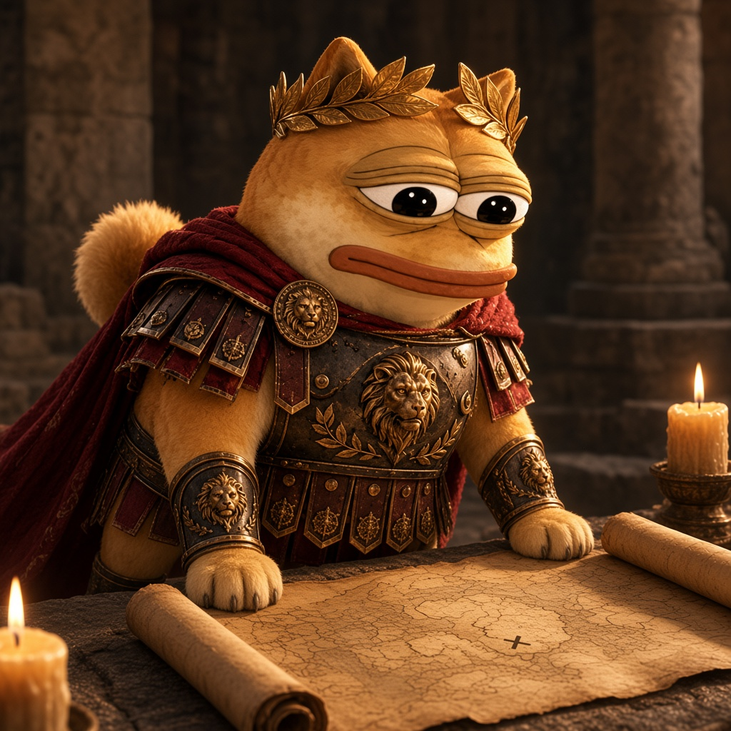 Dopeus Maximus studies a treasure map
